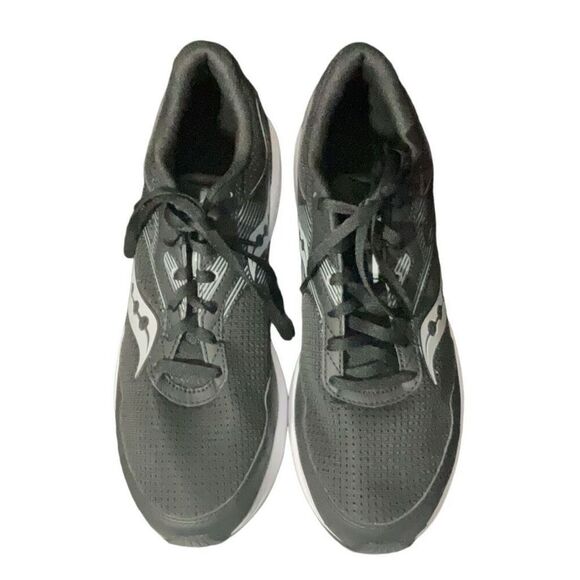 Saucony Other - Saucony Mens Mesh Sneakers Black White  Cohesion 16 Versarun Size 10  S20781 NEW